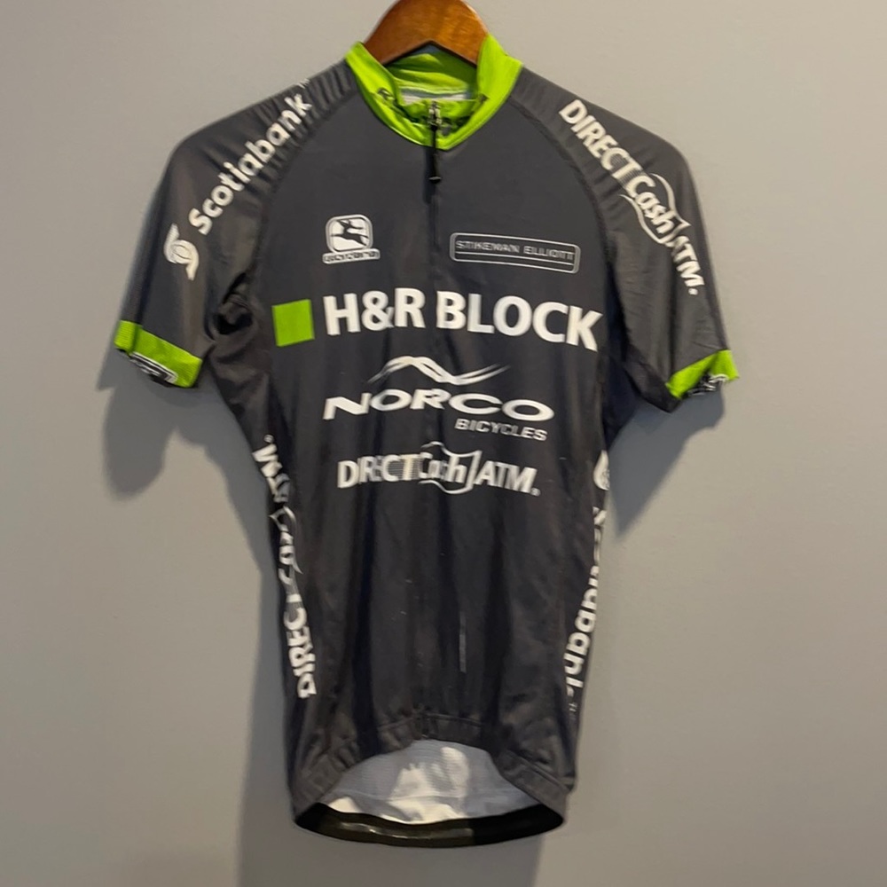 Men’s cCycling Jersey Shirt Spandex Size Medium